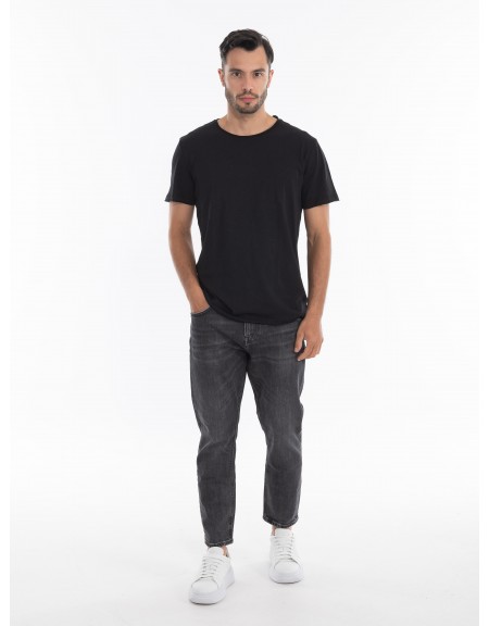 GABBA T-shirt Konrad Straight Slub Tee Μαύρο GABBA - 6