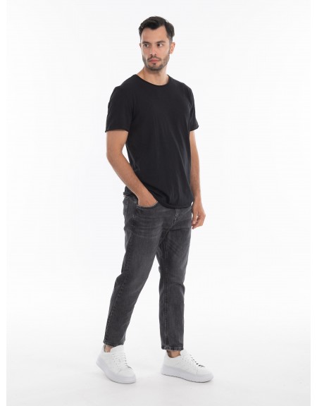 GABBA T-shirt Konrad Straight Slub Tee Μαύρο GABBA - 8