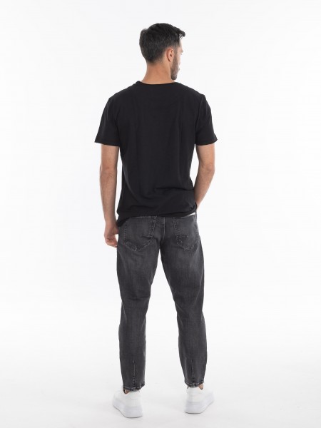 GABBA T-shirt Konrad Straight Slub Tee Μαύρο GABBA - 9