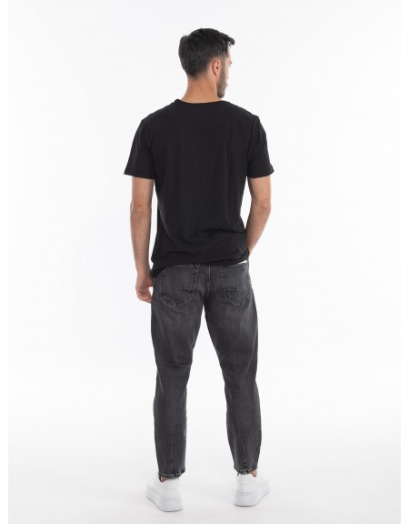 GABBA T-shirt Konrad Straight Slub Tee Μαύρο GABBA - 9