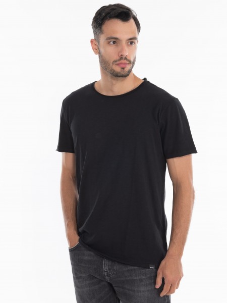 GABBA T-shirt Konrad Straight Slub Tee Μαύρο GABBA - 2