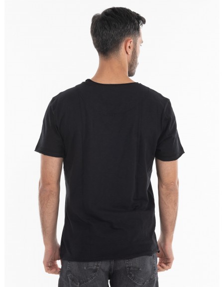 GABBA T-shirt Konrad Straight Slub Tee Μαύρο GABBA - 4