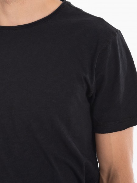 GABBA T-shirt Konrad Straight Slub Tee Μαύρο GABBA - 5