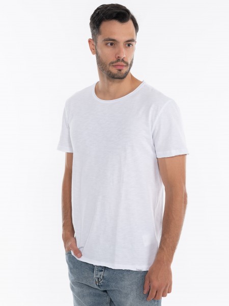 GABBA T-shirt Konrad Straight Slub Tee White GABBA - 2