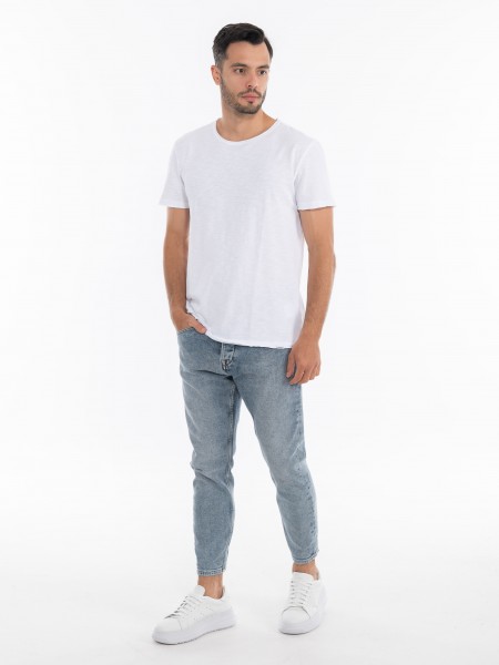 GABBA T-shirt Konrad Straight Slub Tee White GABBA - 7