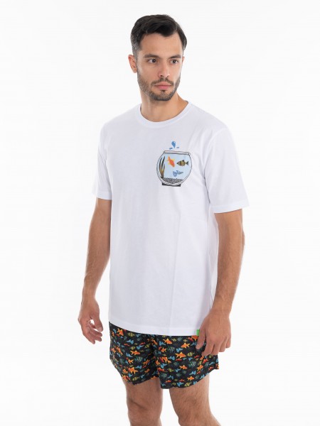 OVER-D T-shirt OE1S2S4T24 Λευκό OVER-D - 1