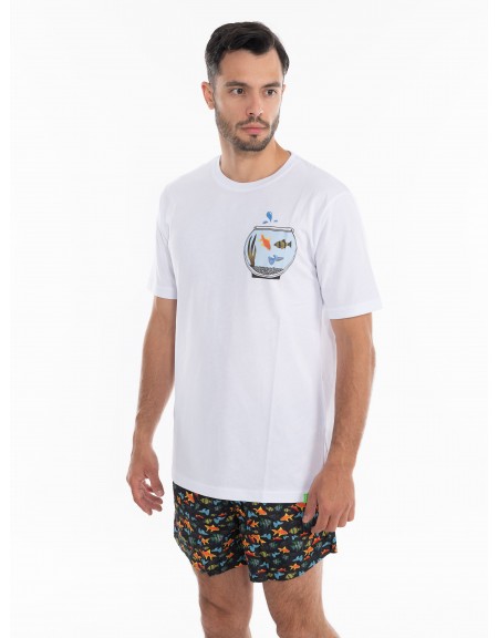 OVER-D T-shirt OE1S2S4T24 Λευκό OVER-D - 1