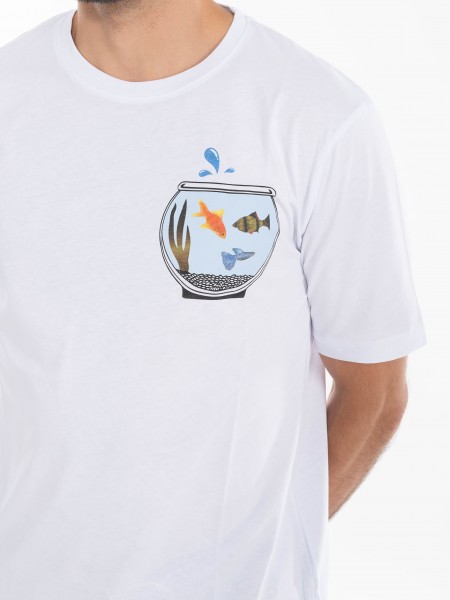 OVER-D T-shirt OE1S2S4T24 Λευκό OVER-D - 5