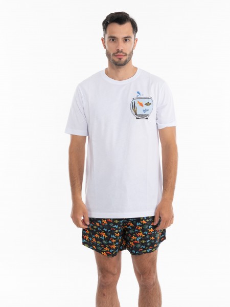 OVER-D T-shirt OE1S2S4T24 Λευκό OVER-D - 6