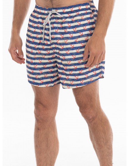 OVER-D Swimwear OE1S2S4B07 Blue - Off-white OVER-D - 2