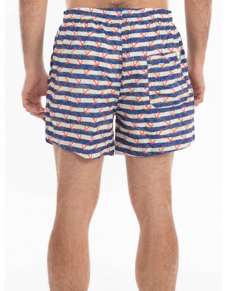 OVER-D Swimwear OE1S2S4B07 Blue - Off-white OVER-D - 4