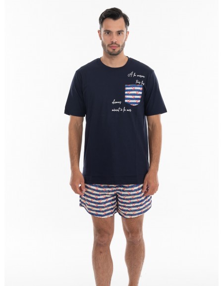 OVER-D Swimwear OE1S2S4B07 Blue - Off-white OVER-D - 6