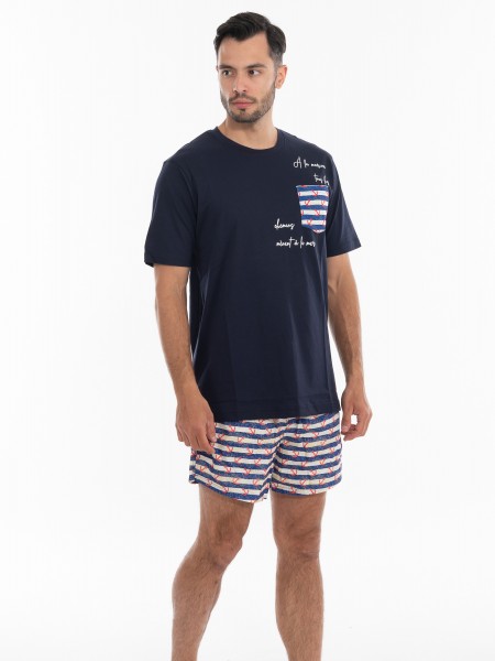 OVER-D Swimwear OE1S2S4B07 Blue - Off-white OVER-D - 8