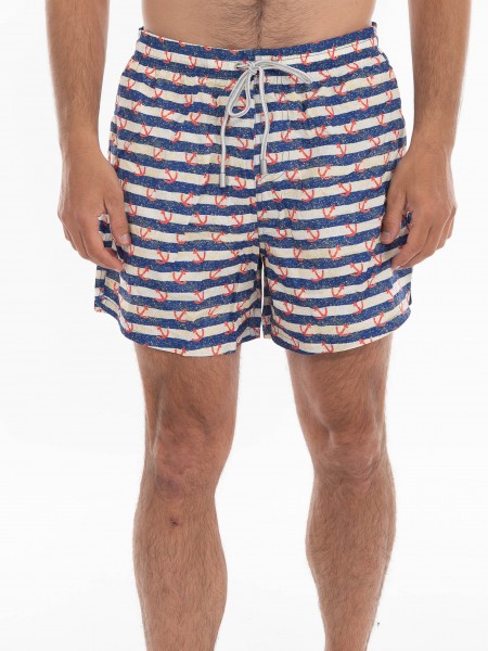 OVER-D Swimwear OE1S2S4B07 Blue - Off-white OVER-D - 10