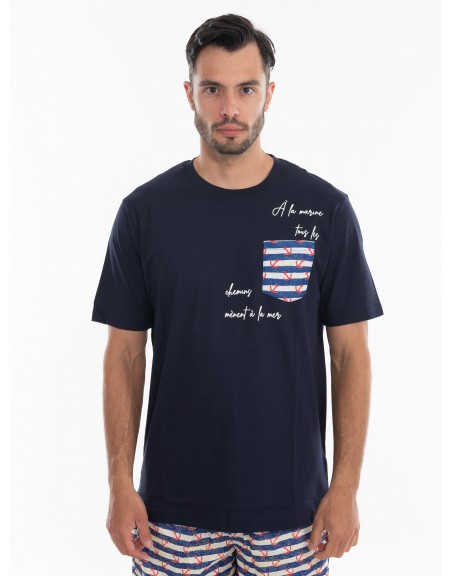 OVER-D T-shirt OE1S2S4T26 Blue OVER-D - 11