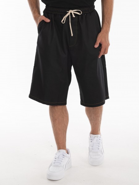 BLACK CIRCUS Jean βερμούδα BRMU3014S Μαύρο BLACK CIRCUS - 2