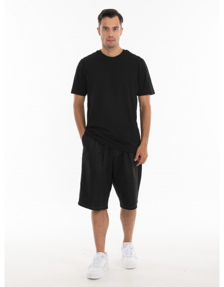 BLACK CIRCUS Jean βερμούδα BRMU3014S Μαύρο BLACK CIRCUS - 6