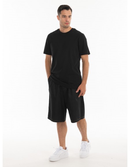 BLACK CIRCUS Jean βερμούδα BRMU3014S Μαύρο BLACK CIRCUS - 7