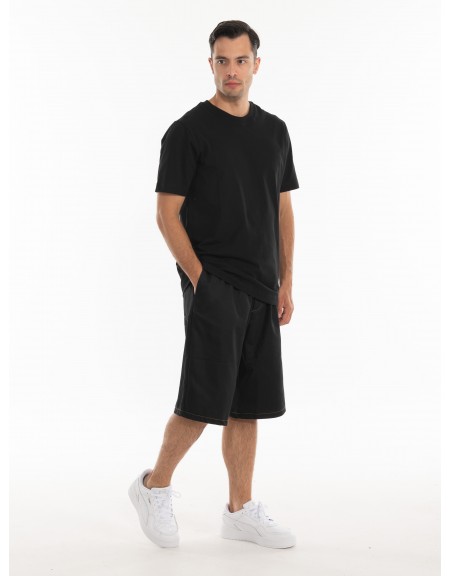 BLACK CIRCUS Jean βερμούδα BRMU3014S Μαύρο BLACK CIRCUS - 8