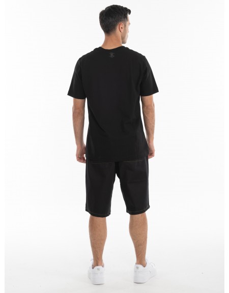 BLACK CIRCUS Jean βερμούδα BRMU3014S Μαύρο BLACK CIRCUS - 9