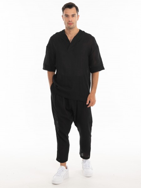 1.IX Shirt K24-1.iIX1004 Black 1.IX - 5