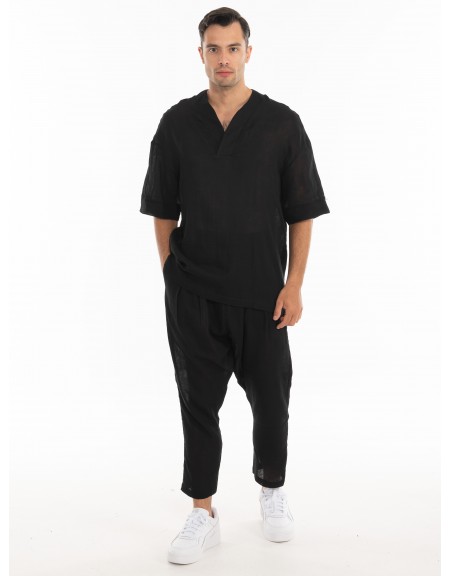 1.IX Shirt K24-1.iIX1004 Black 1.IX - 5