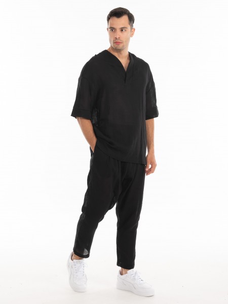 1.IX Shirt K24-1.iIX1004 Black 1.IX - 7