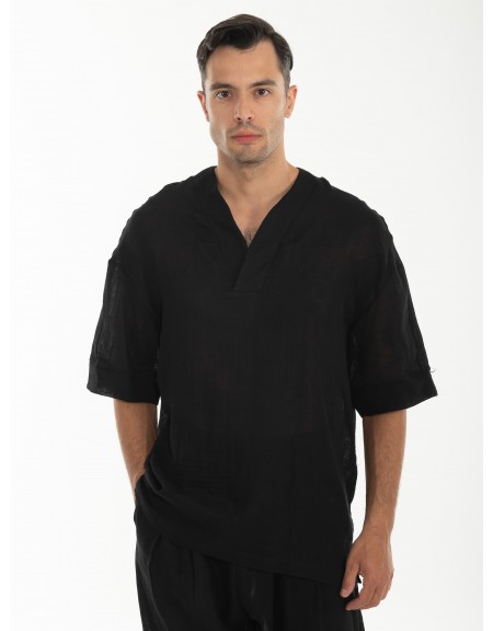 1.IX Shirt K24-1.iIX1004 Black 1.IX - 9