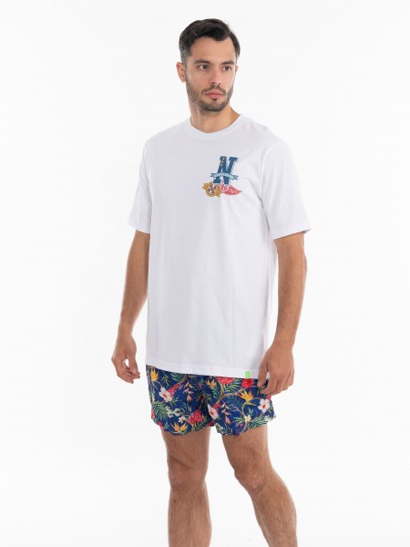 OVER-D T-shirt OE1S2S4T28 Λευκό OVER-D - 7