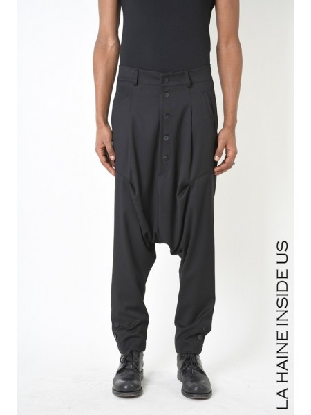 LA HAINE Pants A24033BLM195 Black LA HAINE - 1