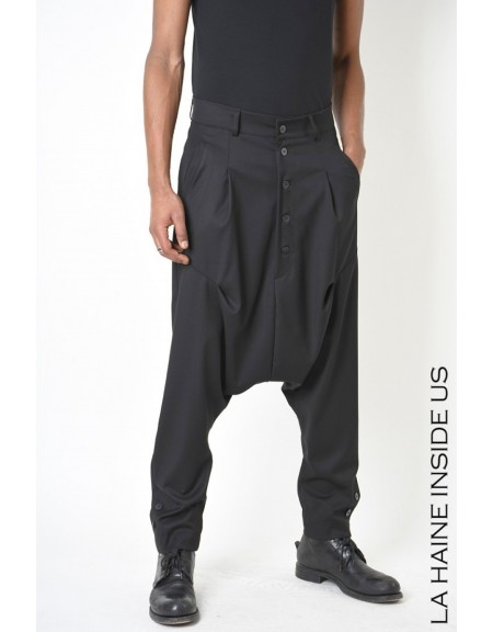 LA HAINE Pants A24033BLM195 Black LA HAINE - 2