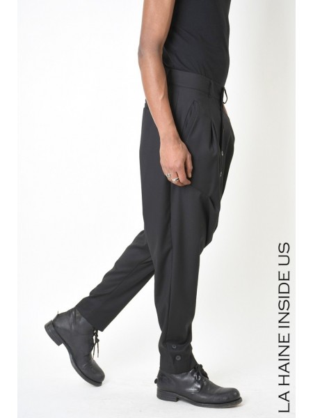 LA HAINE Pants A24033BLM195 Black LA HAINE - 3