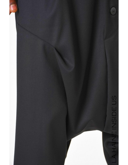 LA HAINE Pants A24033BLM195 Black LA HAINE - 7
