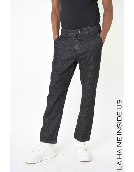 LA HAINE Jean Pants A24033XLM220 Black LA HAINE - 1
