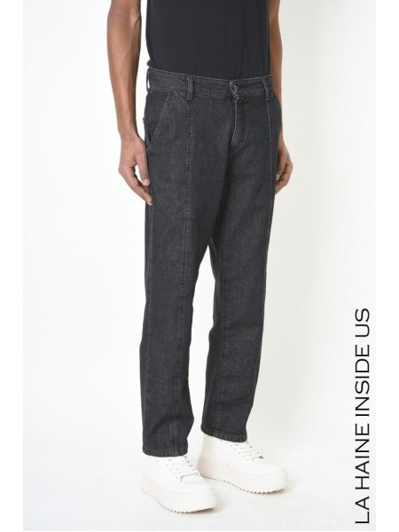 LA HAINE Jean Pants A24033XLM220 Black LA HAINE - 5