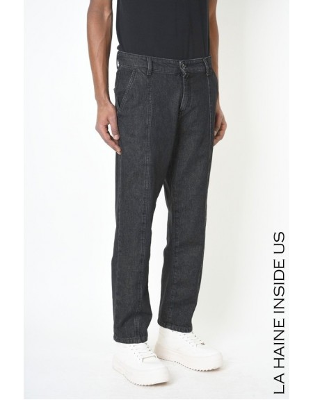 LA HAINE Jean Pants A24033XLM220 Black LA HAINE - 5