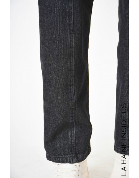 LA HAINE Jean Pants A24033XLM220 Black LA HAINE - 6