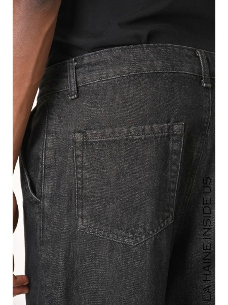 LA HAINE Jean Pants A24033XLM220 Black LA HAINE - 7