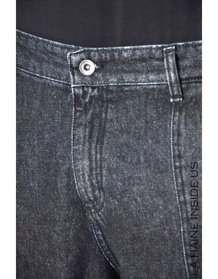 LA HAINE Jean Pants A24033XLM220 Black LA HAINE - 8