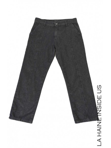 LA HAINE Jean Pants A24033XLM220 Black LA HAINE - 9