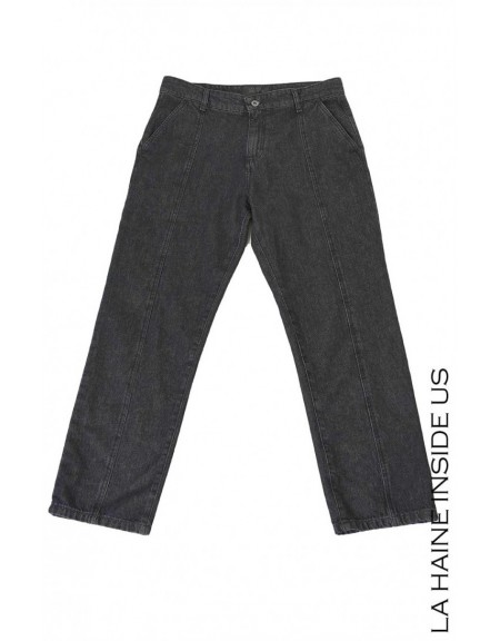LA HAINE Jean Pants A24033XLM220 Black LA HAINE - 9