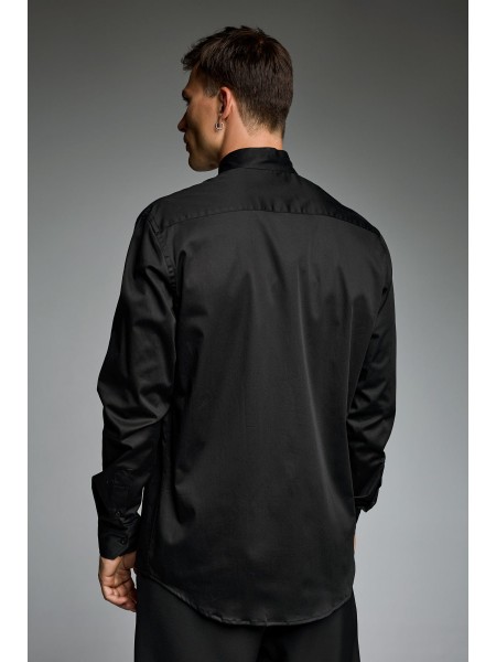 DIVERSE Shirt mao 24046872631 Black DIVERSE - 3