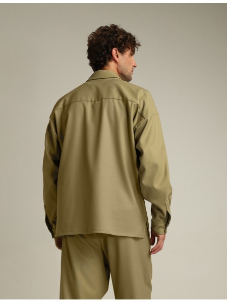 NINETEEN Πουκάμισο - Jacket X24-1019 Λαδί NINETEEN - 2