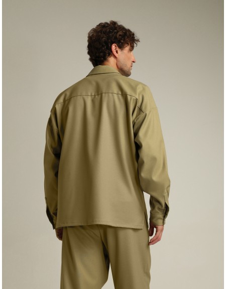 NINETEEN Πουκάμισο - Jacket X24-1019 Λαδί NINETEEN - 2