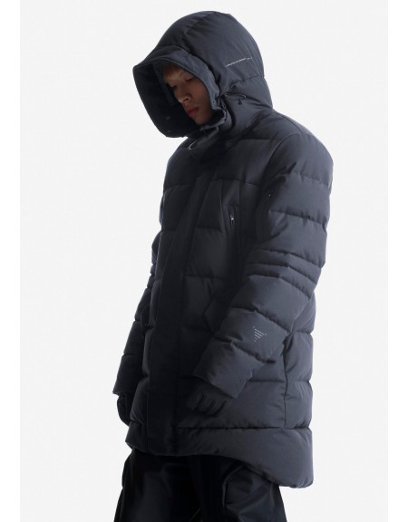 KRAKATAU Parka jacket QM488-1 PLANCK LINER PARKA Black KRAKATAU - 2