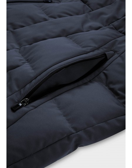 KRAKATAU Parka jacket QM488-1 PLANCK LINER PARKA Black KRAKATAU - 4