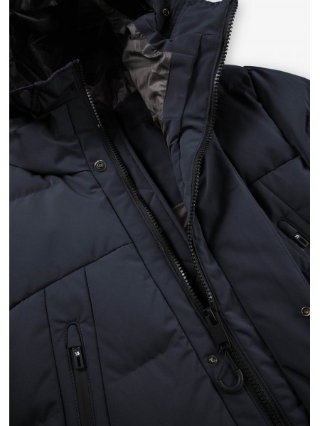 KRAKATAU Parka jacket QM488-1 PLANCK LINER PARKA Black KRAKATAU - 5