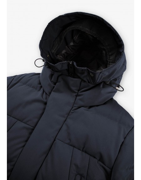 KRAKATAU Parka jacket QM488-1 PLANCK LINER PARKA Black KRAKATAU - 6