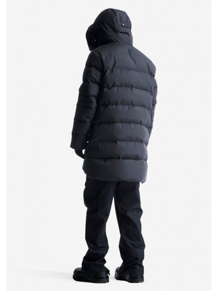 KRAKATAU Parka jacket QM488-1 PLANCK LINER PARKA Black KRAKATAU - 11