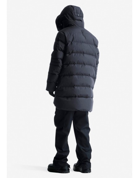 KRAKATAU Parka jacket QM488-1 PLANCK LINER PARKA Black KRAKATAU - 11